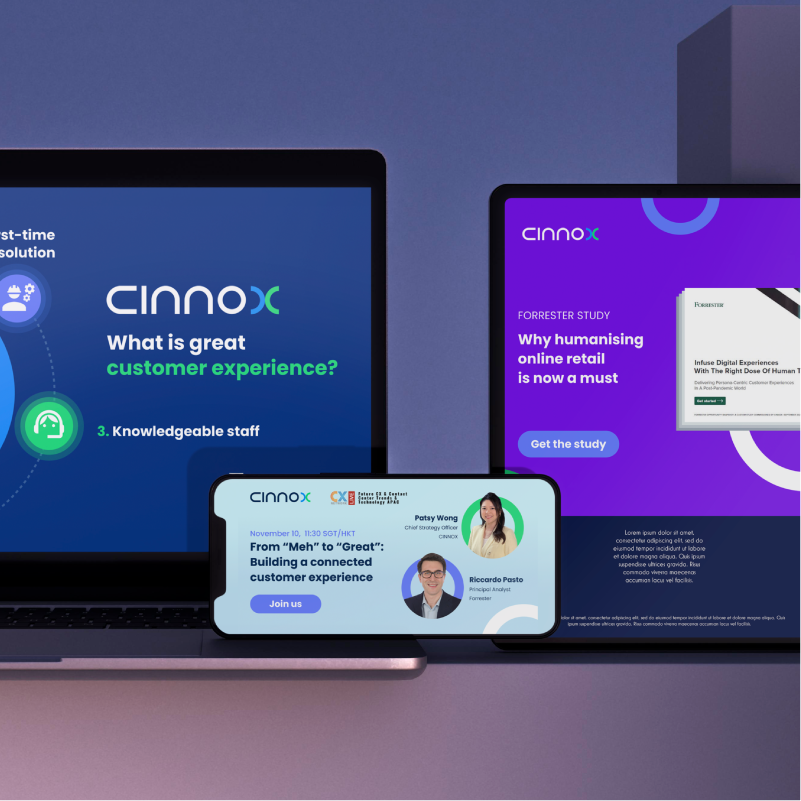 Cinnox Branding Design & Digital Marketing Engagements